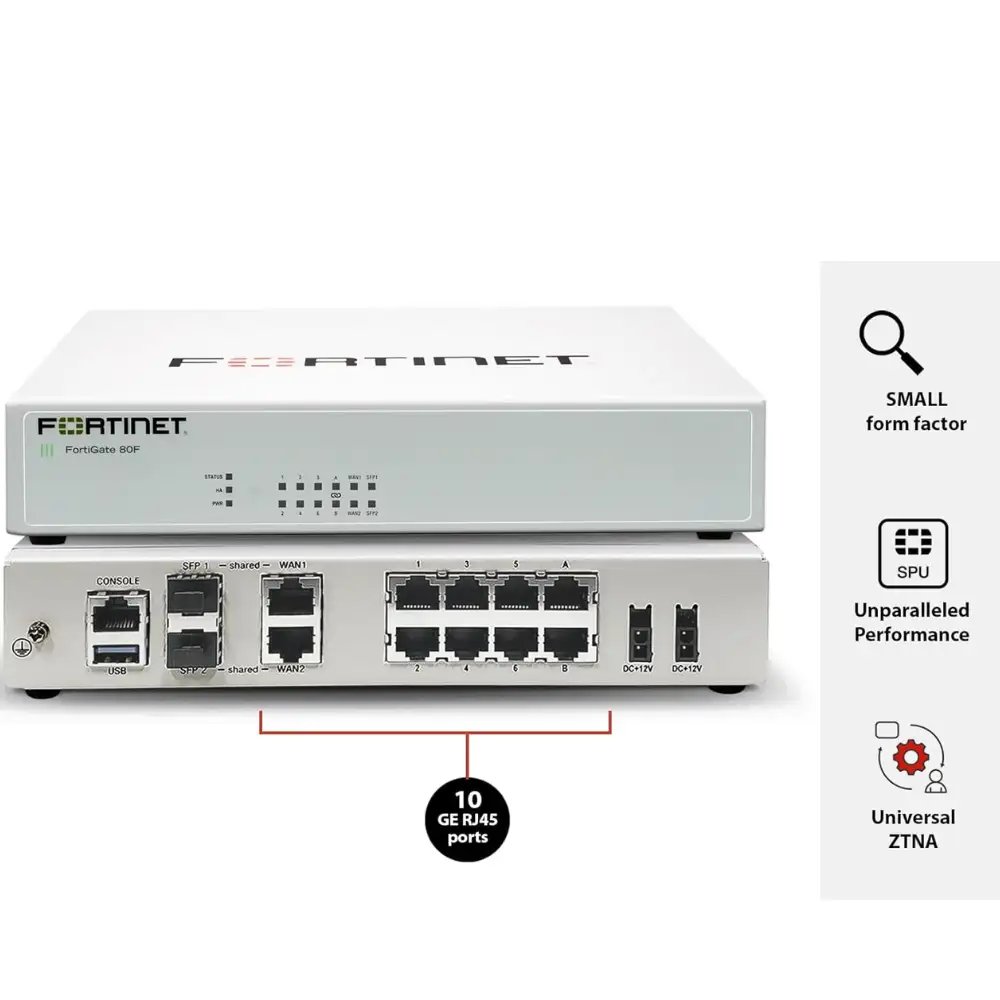 Fortinet FortiGate FG-80F Firewall - Image 2